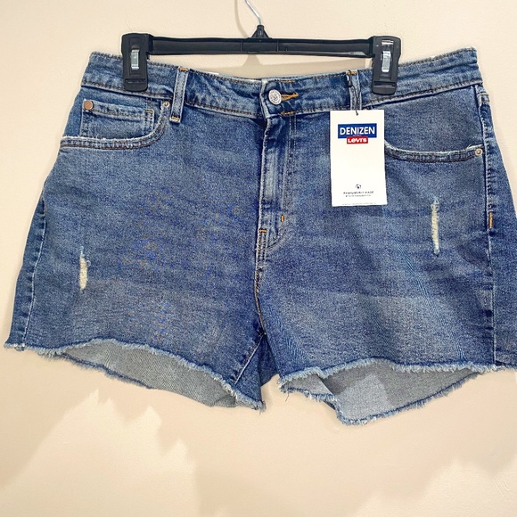 Levi Denizen High Rise Shorts Nwt 